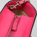 VALENTINO Studs Tote Bag Leder 2way Pink Gold Auth BA13319-19