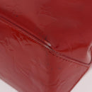 LOUIS VUITTON Monogram Vernis Reade PM Hand Bag Red Rouge M91088 LV Auth BA13320-17