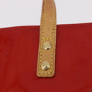 LOUIS VUITTON Monogram Vernis Reade PM Hand Bag Red Rouge M91088 LV Auth BA13320-18