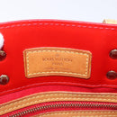 LOUIS VUITTON Monogram Vernis Reade PM Hand Bag Red Rouge M91088 LV Auth BA13320-19