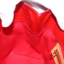 LOUIS VUITTON Monogram Vernis Reade PM Hand Bag Red Rouge M91088 LV Auth BA13320-21