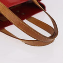 LOUIS VUITTON Monogram Vernis Reade PM Hand Bag Red Rouge M91088 LV Auth BA13320-8
