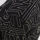 LOUIS VUITTON LV Snow Dopp Kit Clutch Bag Nylon Black M21435 LV Auth BA13321SM-14