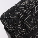 LOUIS VUITTON LV Snow Dopp Kit Clutch Bag Nylon Black M21435 LV Auth BA13321SM-16