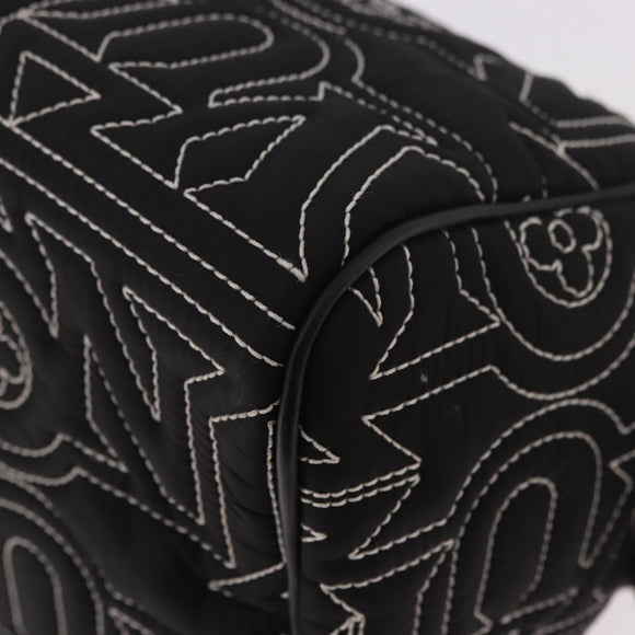 LOUIS VUITTON LV Snow Dopp Kit Clutch Bag Nylon Black M21435 LV Auth BA13321SM