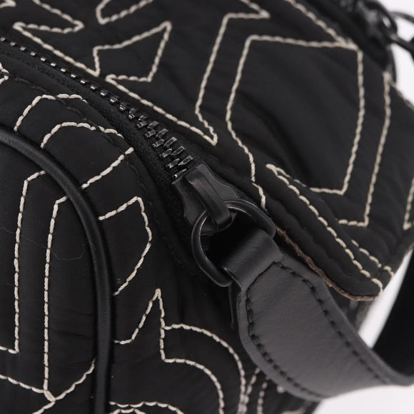LOUIS VUITTON LV Snow Dopp Kit Clutch Bag Nylon Black M21435 LV Auth BA13321SM