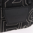 LOUIS VUITTON LV Snow Dopp Kit Clutch Bag Nylon Black M21435 LV Auth BA13321SM-19