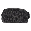 LOUIS VUITTON LV Snow Dopp Kit Clutch Bag Nylon Black M21435 LV Auth BA13321SM-2