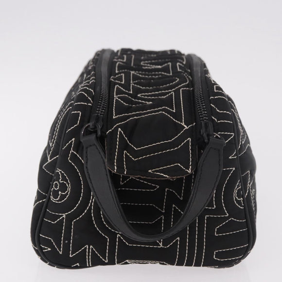 LOUIS VUITTON LV Snow Dopp Kit Clutch Bag Nylon Black M21435 LV Auth BA13321SM