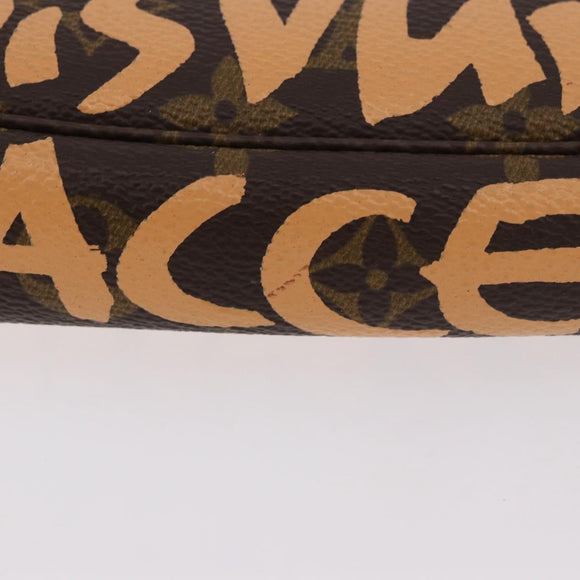 LOUIS VUITTON Graffiti Pochette Accessoires Orange M92193 LV Auth BA13322SAV