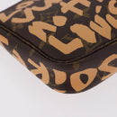 LOUIS VUITTON Graffiti Pochette Accessoires Orange M92193 LV Auth BA13322SAV-17