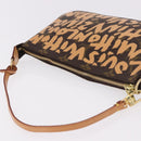 LOUIS VUITTON Graffiti Pochette Accessoires Orange M92193 LV Auth BA13322SAV-7