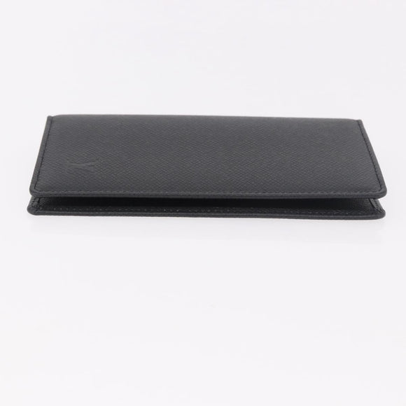LOUIS VUITTON Taiga Agenda Poche Note Cover Ardoise R20425 LV Auth BA13323V