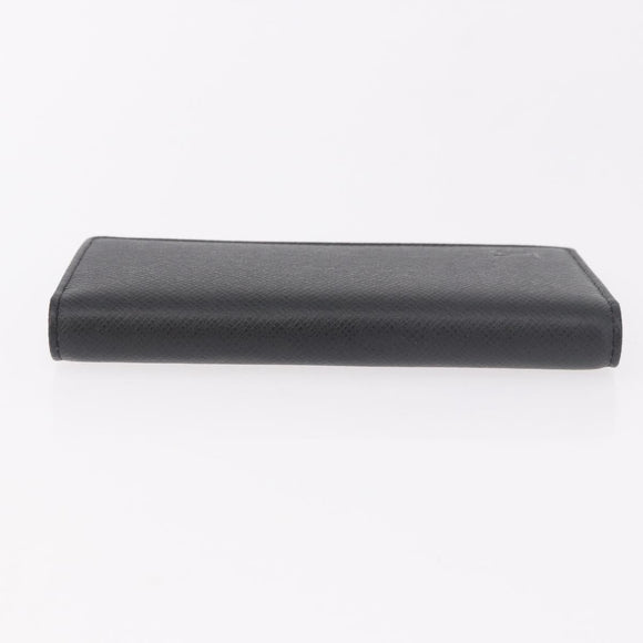 LOUIS VUITTON Taiga Agenda Poche Note Cover Ardoise R20425 LV Auth BA13323V