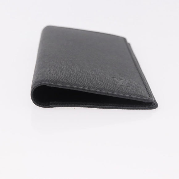 LOUIS VUITTON Taiga Agenda Poche Note Cover Ardoise R20425 LV Auth BA13323V