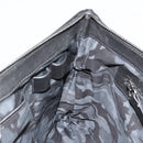 Jimmy Choo Clutch Bag Leather Brown Silver Auth BA13325-19