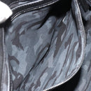 Jimmy Choo Clutch Bag Leather Brown Silver Auth BA13325-21