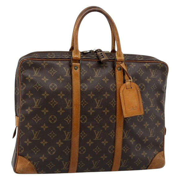 LOUIS VUITTON Monogram Porte Documents Voyage Business Bag M53361 Auth BA13326