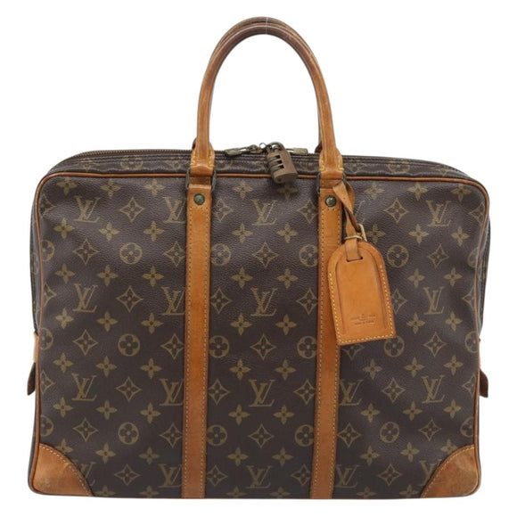 LOUIS VUITTON Monogram Porte Documents Voyage Business Bag M53361 Auth BA13326