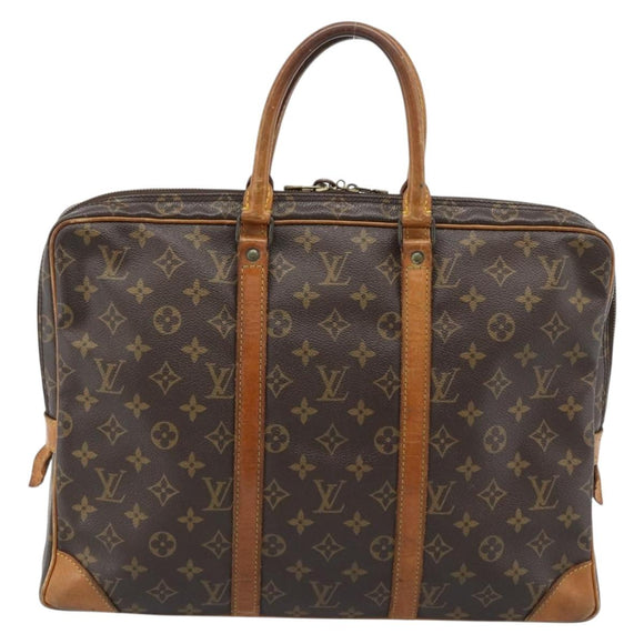 LOUIS VUITTON Monogram Porte Documents Voyage Business Bag M53361 Auth BA13326
