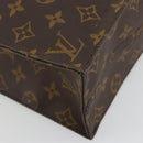 LOUIS VUITTON Monogram Sac Plat Hand Bag M51140 LV Auth BA13327-17