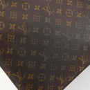 LOUIS VUITTON Monogram Sac Plat Hand Bag M51140 LV Auth BA13327-9