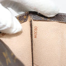 LOUIS VUITTON Monogram Sac Plat Hand Bag M51140 LV Auth BA13327-12