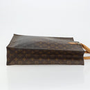 LOUIS VUITTON Monogram Sac Plat Hand Bag M51140 LV Auth BA13327-3