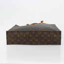 LOUIS VUITTON Monogram Sac Plat Hand Bag M51140 LV Auth BA13327-5