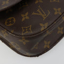 LOUIS VUITTON Monogram Saint Cloud MM Shoulder Bag M51243 LV Auth BA13328-16
