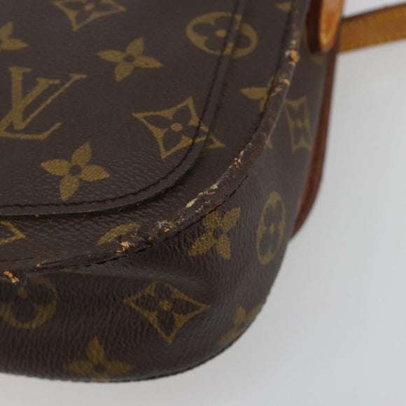 LOUIS VUITTON Monogram Saint Cloud MM Shoulder Bag M51243 LV Auth BA13328