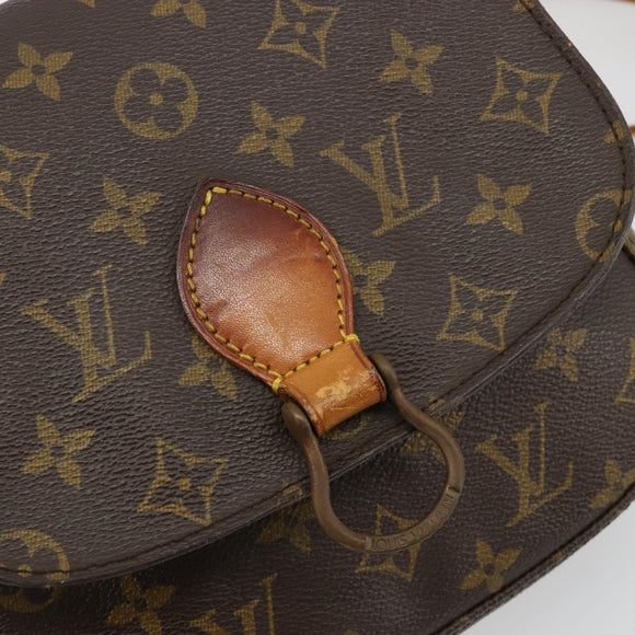 LOUIS VUITTON Monogram Saint Cloud MM Shoulder Bag M51243 LV Auth BA13328