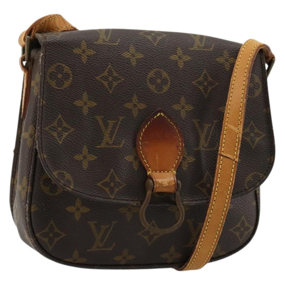 LOUIS VUITTON Monogram Saint Cloud MM Shoulder Bag M51243 LV Auth BA13328
