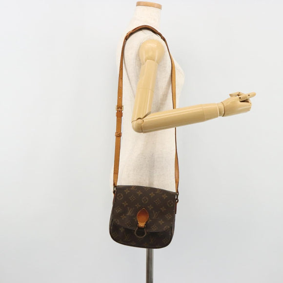 LOUIS VUITTON Monogram Saint Cloud MM Shoulder Bag M51243 LV Auth BA13328