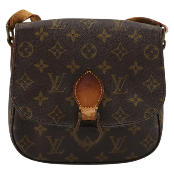 LOUIS VUITTON Monogram Saint Cloud MM Shoulder Bag M51243 LV Auth BA13328
