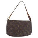 LOUIS VUITTON Monogram Pochette Accessoires Pouch M51980 LV Auth BA13329-1