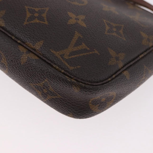 LOUIS VUITTON Monogram Pochette Accessoires Pouch M51980 LV Auth BA13329