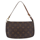 LOUIS VUITTON Monogram Pochette Accessoires Pouch M51980 LV Auth BA13329-13