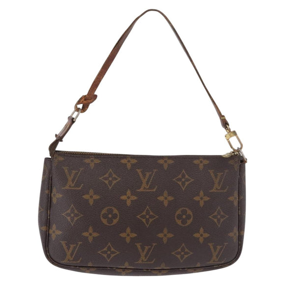 LOUIS VUITTON Monogram Pochette Accessoires Pouch M51980 LV Auth BA13329