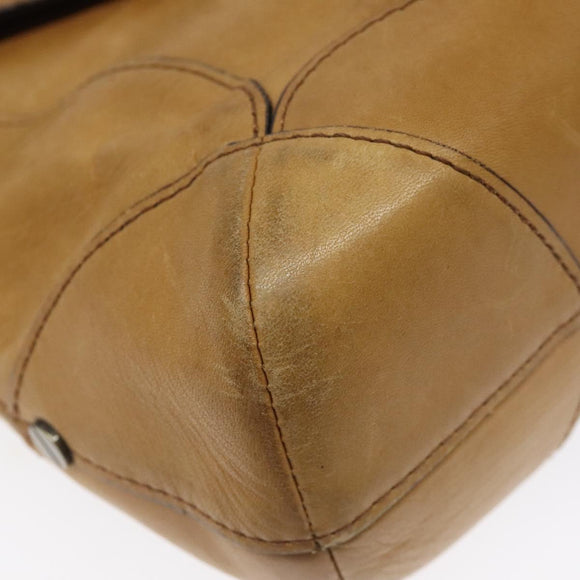 Chloe Shoulder Bag Leather Brown Auth BA1333