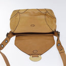 Chloe Shoulder Bag Leather Brown Auth BA1333-11
