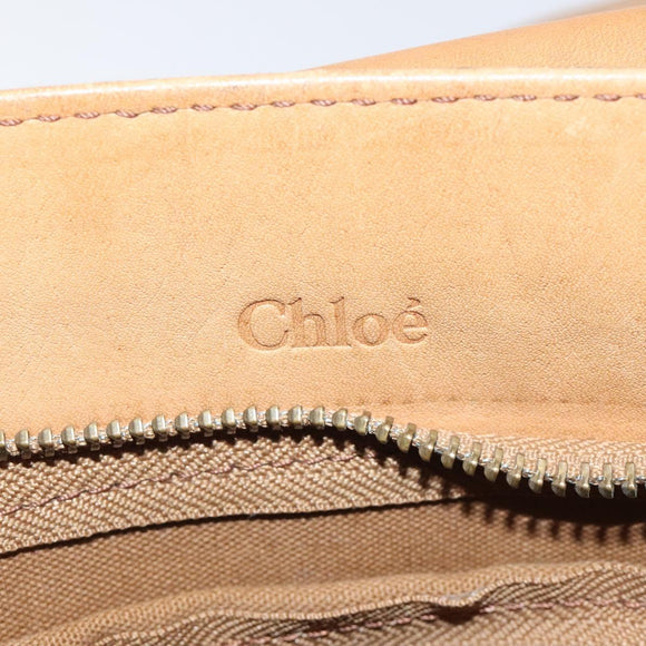 Chloe Shoulder Bag Leather Brown Auth BA1333