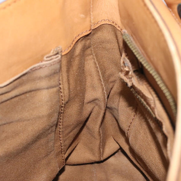 Chloe Shoulder Bag Leather Brown Auth BA1333