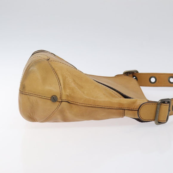 Chloe Shoulder Bag Leather Brown Auth BA1333