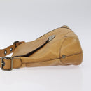 Chloe Shoulder Bag Leather Brown Auth BA1333-4