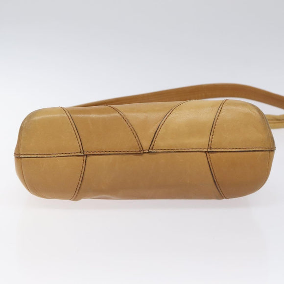 Chloe Shoulder Bag Leather Brown Auth BA1333