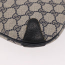 GUCCI GG Supreme Sherry Line Shoulder Bag PVC Navy Gold 904 02 026 Auth BA13331-11