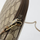GUCCI GG Supreme Shoulder Bag PVC Beige Gold 97 02 068 Auth BA13332-10