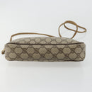 GUCCI GG Supreme Shoulder Bag PVC Beige Gold 97 02 068 Auth BA13332-5