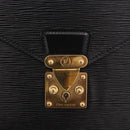 LOUIS VUITTON Epi ServietteConseiller Business Bag Black M54422 LV Auth BA13334-18